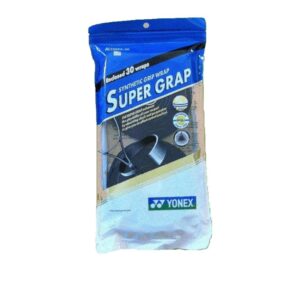 yonex super grap 30 overgrip - tennis, badminton, squash - black