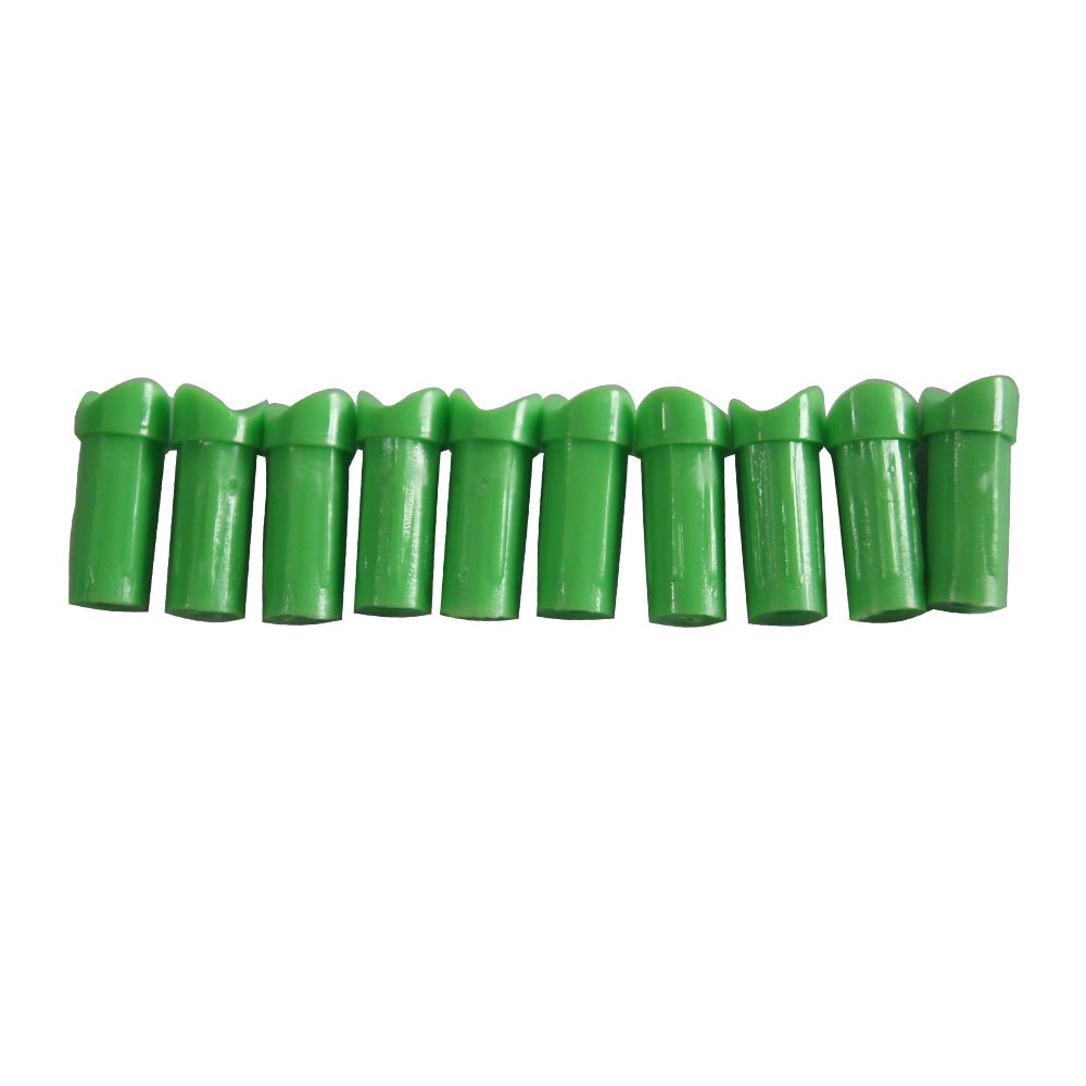 JIEXI HWYP Archery Nocks Half Moon Crossbow Arrow Nocks OD 7.76mm Pack of 50 (Green)