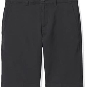 PGA TOUR Big Boy's Comfort Stretch Flat Front Golf Short, Caviar, Medium (10-12)