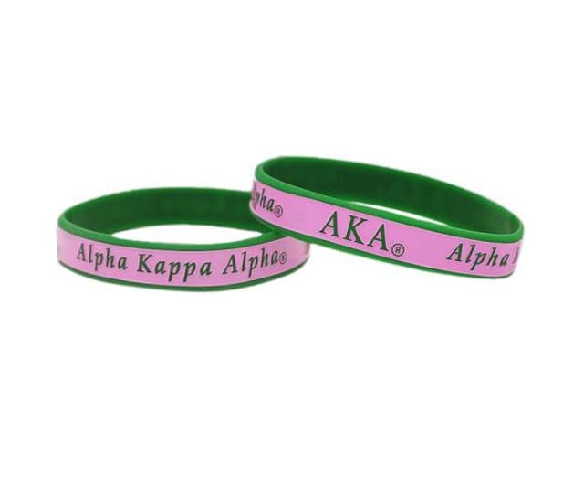 New Classic! Alpha Kappa Alpha Silicone Bracelet