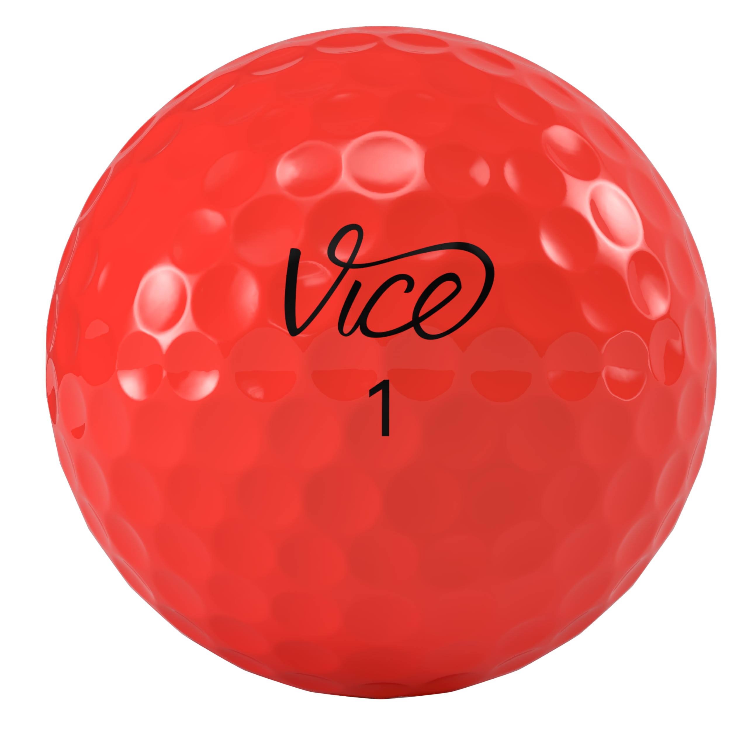 Vice Pro Soft Golf Balls, Red (One Dozen)