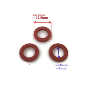 3x Boat Motor Fribe Washer Gasket 90430-08020 Gasket Seals replaces Yamaha Parsun Nissan Tohatsu Outboard 2/4-stroke Engine