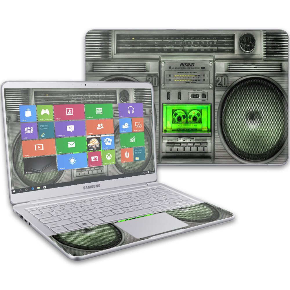 MightySkins Skin Compatible with Samsung Notebook 9 13" (2017) wrap Cover Sticker Skins Boombox