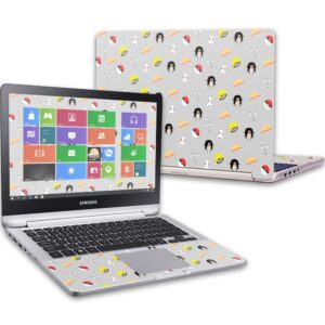 mightyskins skin compatible with samsung notebook 7 spin 13.3" (2016) wrap cover sticker skins anime fan