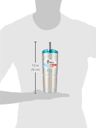 Bubba Brands 24OZ Envy S Tumbler SS, 24 Ounce (Pack of 1), Stainless Steel w/Island Teal Lid