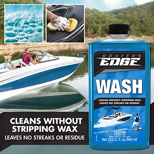 BOATER'S EDGE Wash - Biodegradable Boat Soap Concentrate - 32 OZ (BE1132)