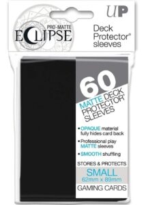 ultra pro pro-matte eclipse small black (60 sleeves) -85386