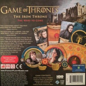 HBO Game of Thrones: The Iron Throne - The Wars to Come