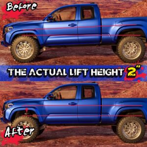 KSP 2in Level Kits for F150 2004-2023,2" Front Leveling Lift Kits Compatible with Ford Expedition 03-18,Lincoln Mark LT 2005-2008, Aluminum Forged Strut Spacers Raise the Truck 2inch（Package of 2pcs）