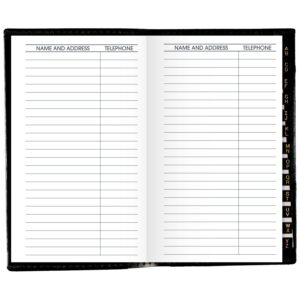 AT-A-GLANCE Monthly Planner, January 2018 - January 2019, 3-1/2" x 6-1/8", Black (7006405)