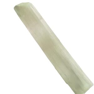 Selenite Stick 6 to 8.5 Inches long, 1 to 2 inches wide, white healing stone, strong protection powers