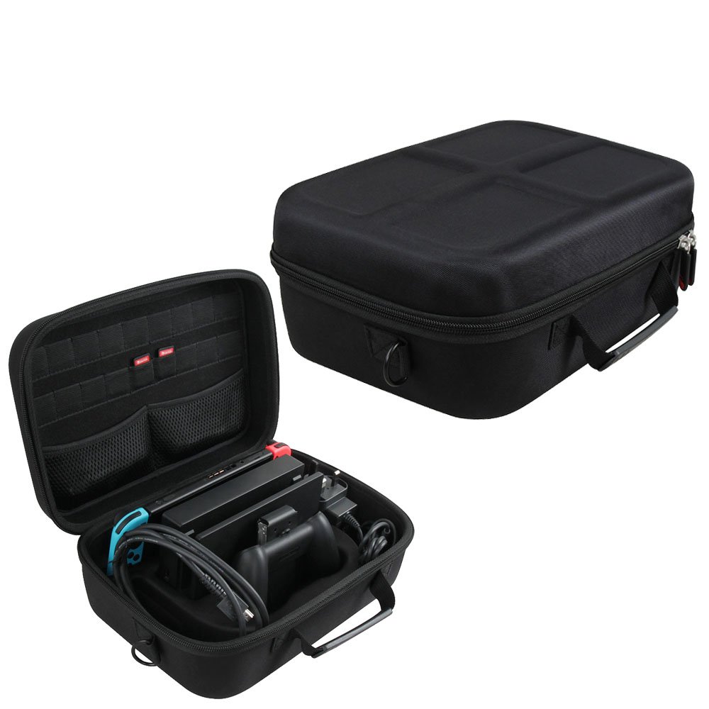 Hermitshell Hard EVA Carry-All Travel Case Fits Nintendo Switch System