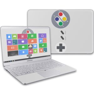 MightySkins Skin Compatible with Samsung Notebook 9 13" (2017) wrap Cover Sticker Skins Retro Gamer 1