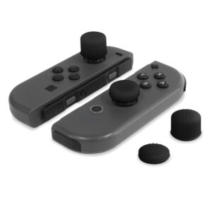 Hyperkin Joy-Con Silicone Thumb Grips - Neo Black (8-Pack) forNintendo Switch