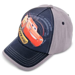 disney toddler boys cars lightning mcqueen cotton baseball cap, age 2-5