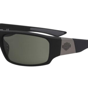 Harley Davidson Eyewear HD0912X Sunglasses - Matte Black Frame, Smoke Lenses, 64 mm HD0912X6402A