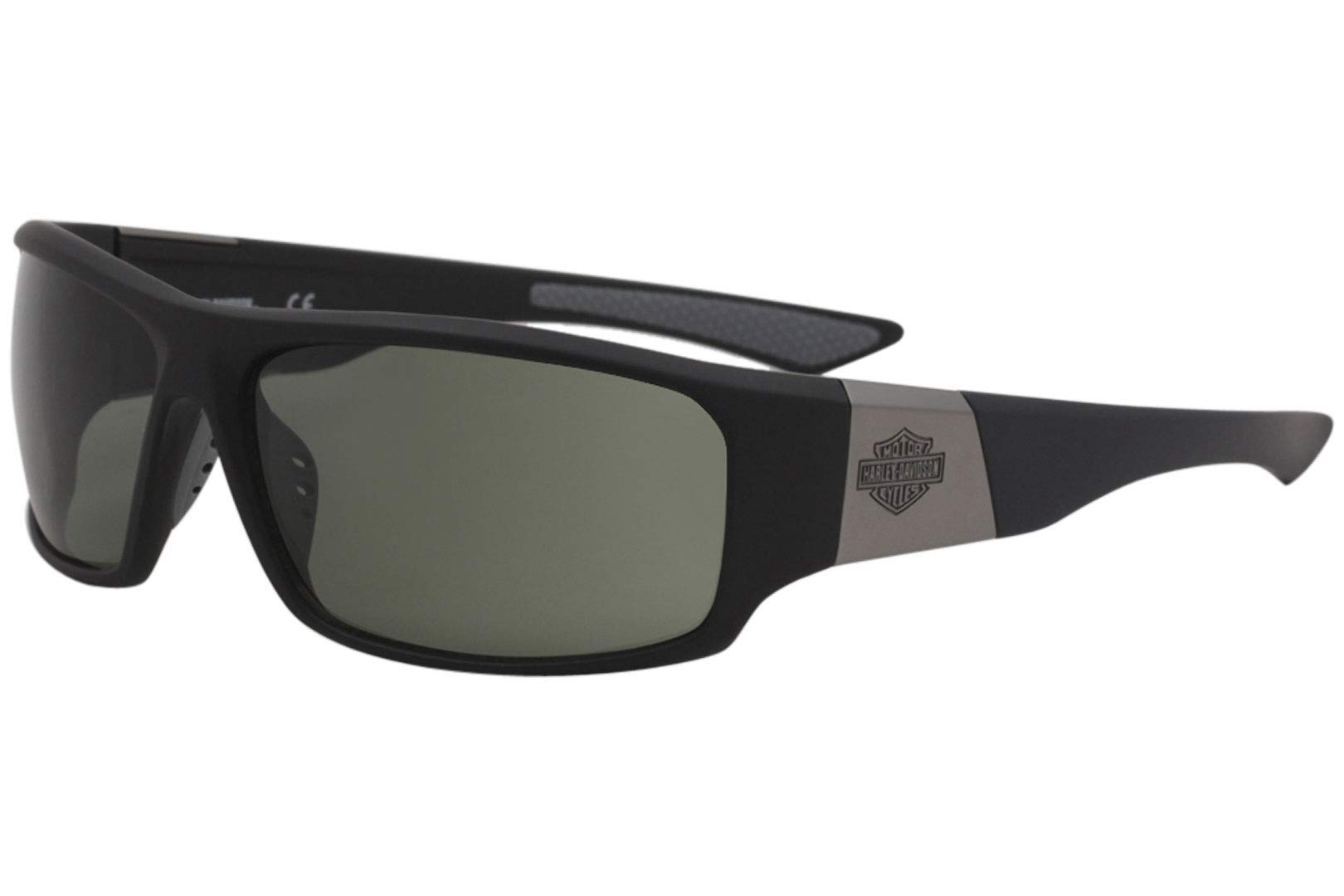 Harley Davidson Eyewear HD0912X Sunglasses - Matte Black Frame, Smoke Lenses, 64 mm HD0912X6402A