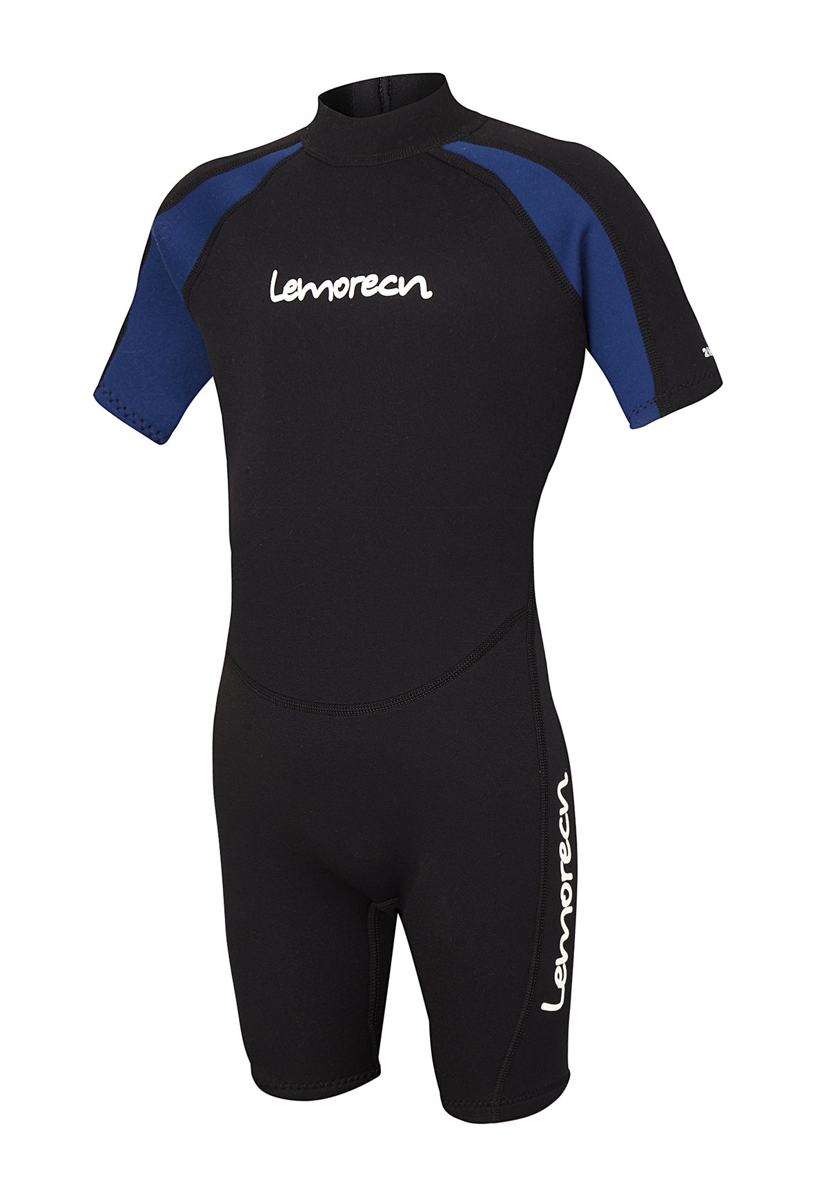 Lemorecn Wetsuits Youth Premium Neoprene 2mm Youth's Shorty Swim Suits(4021-US8)