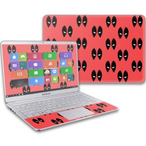 mightyskins skin compatible with samsung notebook 9 13" (2017) wrap cover sticker skins dead eyes pool