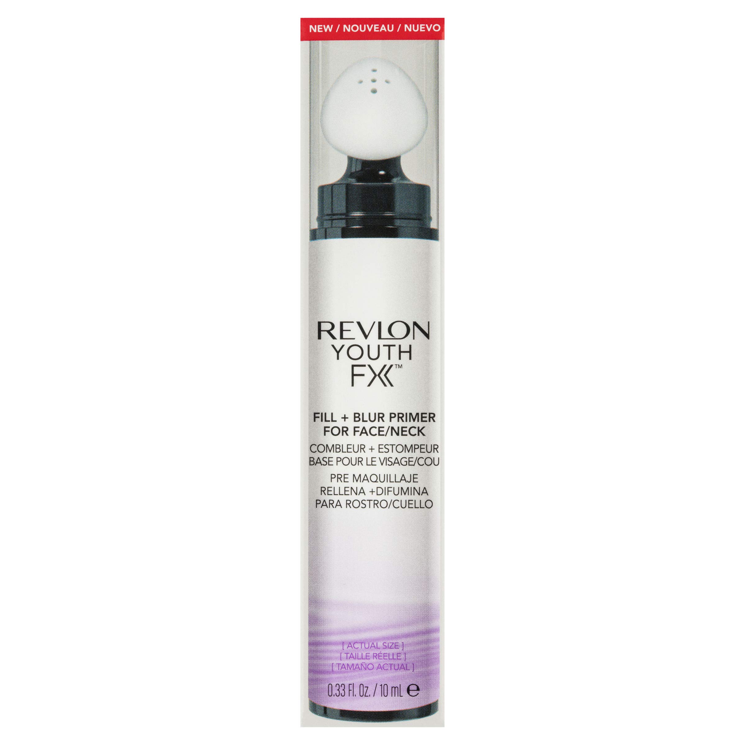 Revlon Youth Fx Fill + Blur Primer, Face/Neck, 0.33 Fluid Ounce