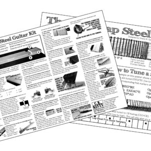 2x4 Lap Steel Guitar Kit - the DIY Slide Guitar - You supply the 2x4!