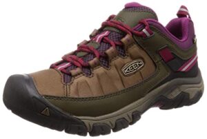 keen targhee exp wp shoes - women's, canteen/grape wine 6 m