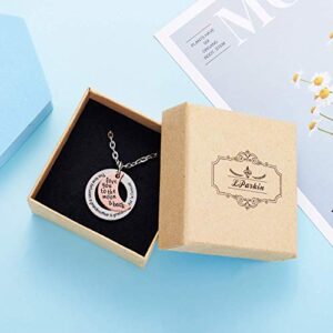 LParkin The Love Between Grandmother and Granddaughter Is Forever Necklace (alloy)