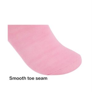 Allegra K Athletic Low Cut Ankle Socks-Stretch Cuffs Soft 10 Pairs Medium Pink