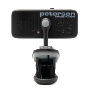 Peterson StroboClip HD Clip-On Tuner | Guitar, Bass, Violin, Ukulele, Harp, Brass, Woodwind, Orchestral