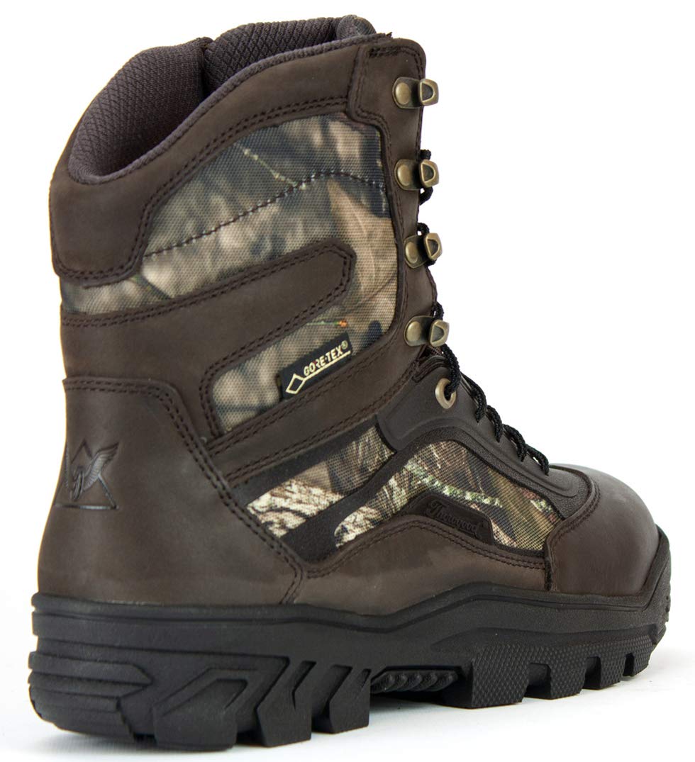 Thorogood 863-4200 Men's Veracity GTX 8" Waterproof Hunting Boot, Brown/Mossy Oak - 10.5 W US