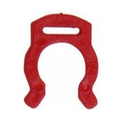 John Guest Acetal Copolymer Tube Fitting Locking Clip for 3/8" Tube OD (PIC1812R) (Pack of 10)