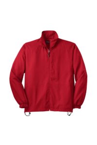 sport-tek full-zip wind jacket xl true red