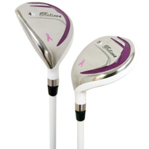 Founders Club Left Handed Believe Ladies Complete Golf Club Set Purple Left Handed (Standard)