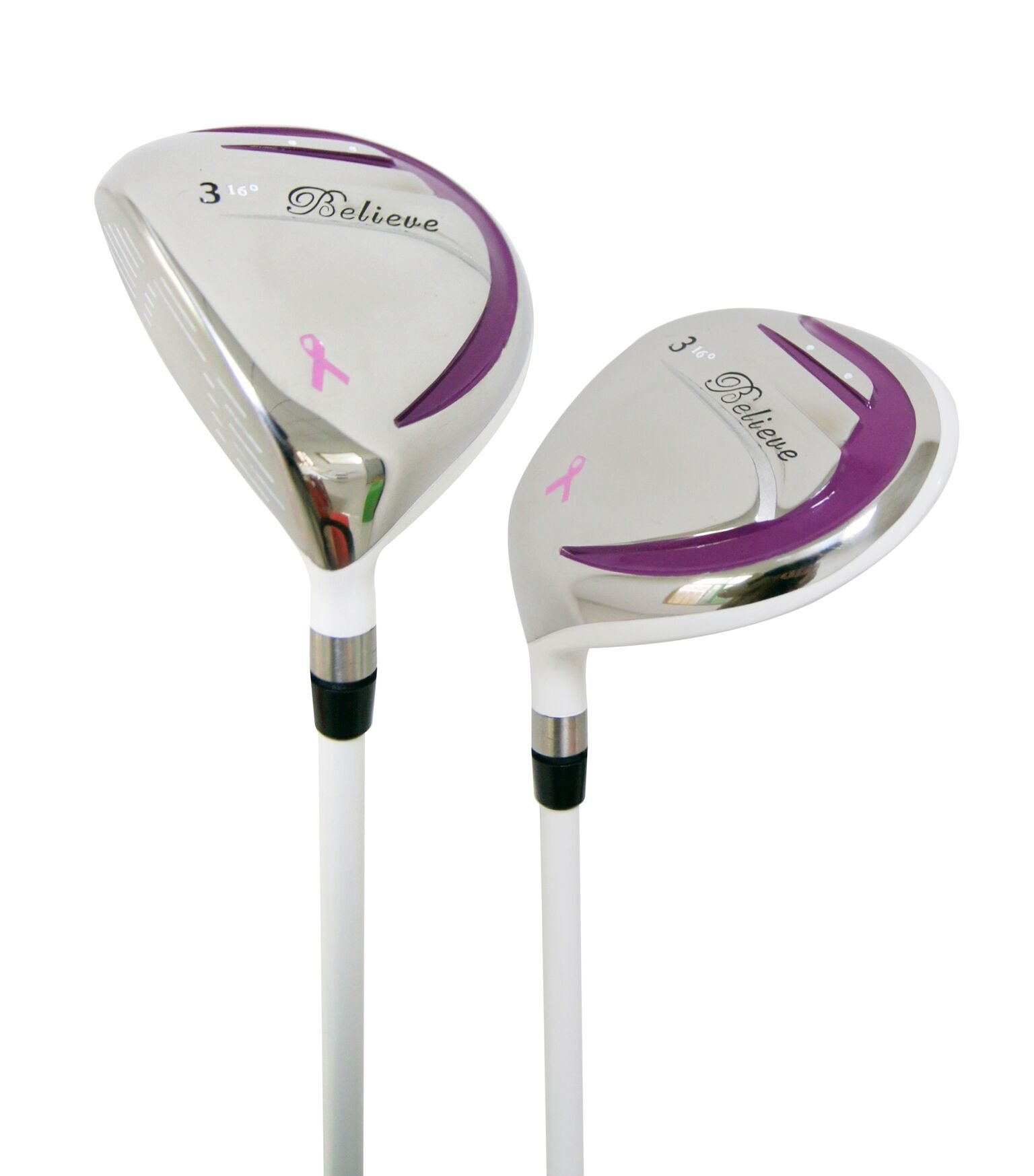 Founders Club Left Handed Believe Ladies Complete Golf Club Set Purple Left Handed (Standard)