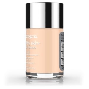 Neutrogena Healthy Skin Liquid Makeup Foundation, Broad Spectrum SPF 20 Sunscreen, Lightweight & Flawless Coverage Foundation with Antioxidant Vitamin E & Feverfew, 40 Nude, 1 fl. oz