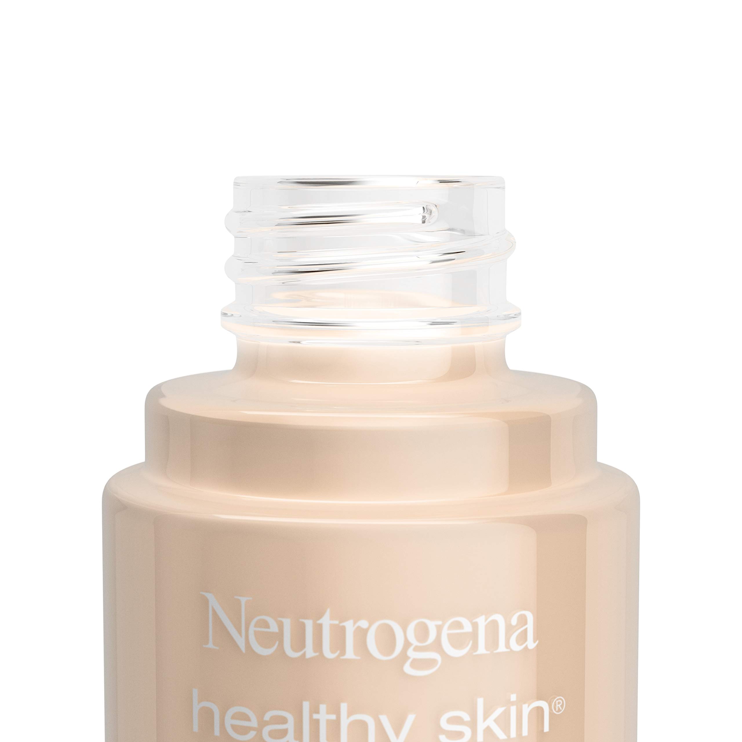 Neutrogena Healthy Skin Liquid Makeup Foundation, Broad Spectrum SPF 20 Sunscreen, Lightweight & Flawless Coverage Foundation with Antioxidant Vitamin E & Feverfew, 40 Nude, 1 fl. oz