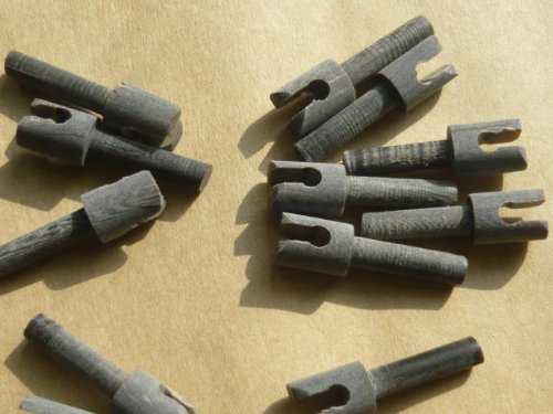 Tiger Shaft Horn Insert nocks for Bamboo or Wood Arrows Making/Varied Wholesale Amounts (100pcs)