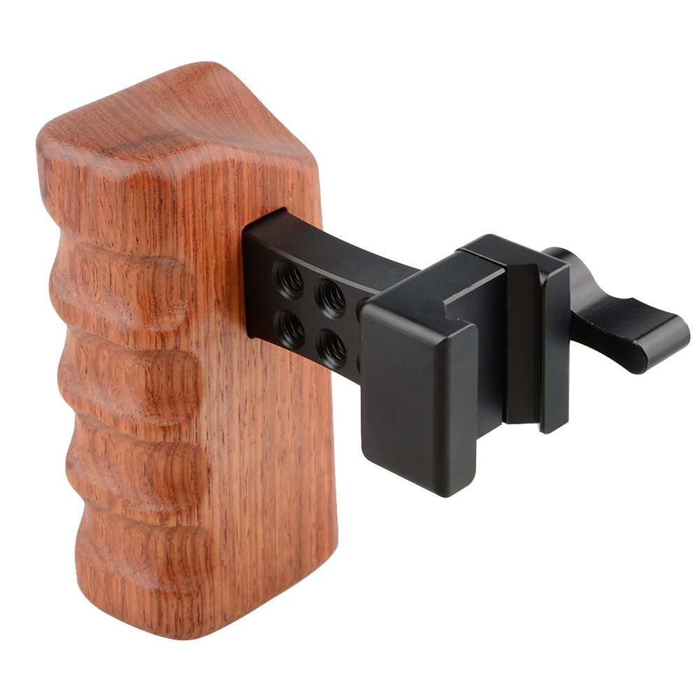 CAMVATE DSLR Wood Wooden NATO Handle Grip (Right hand) - 1536