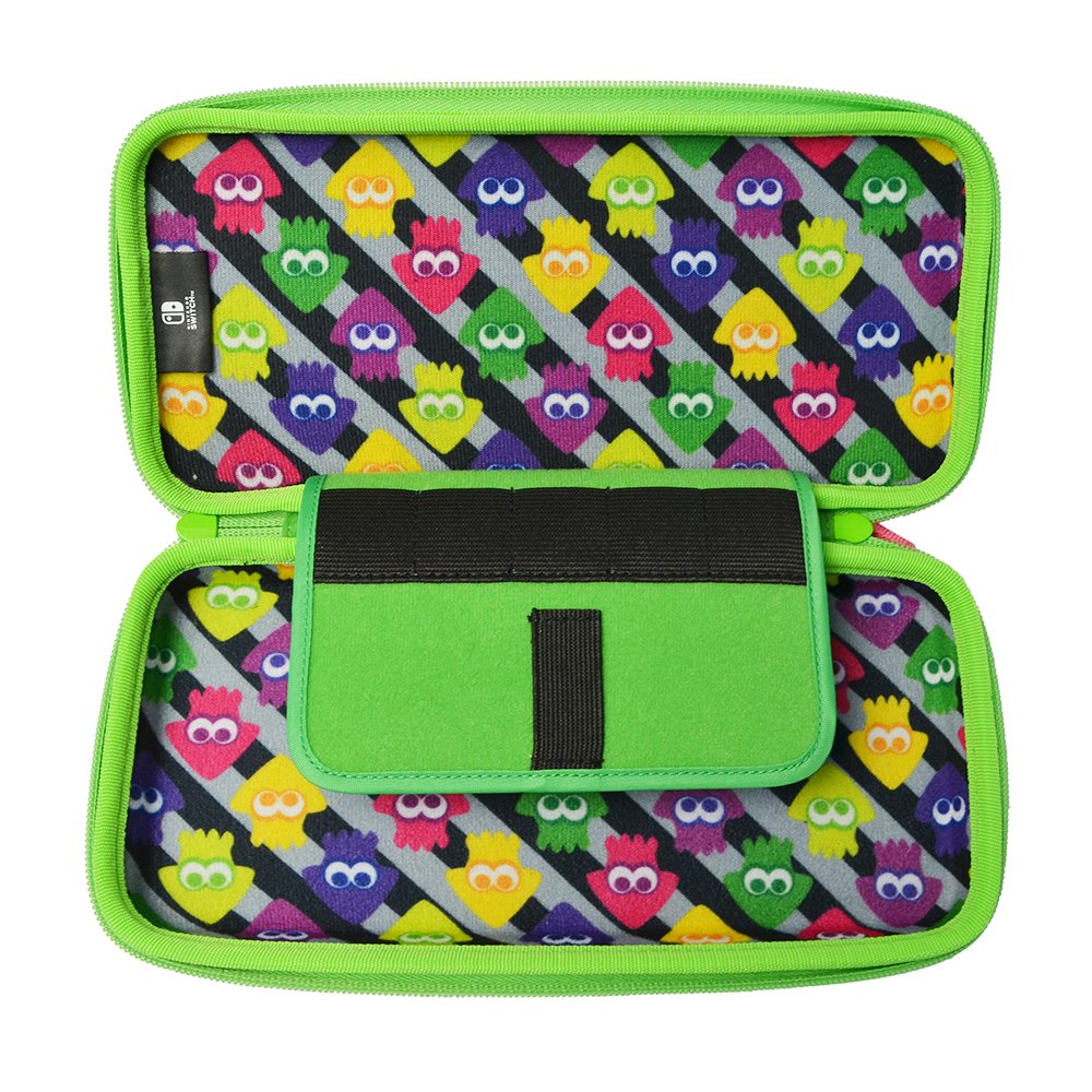 [Nintendo Switch Compatible] Splatoon 2 Hard Case for Nintendo Switch, Ink × Squid