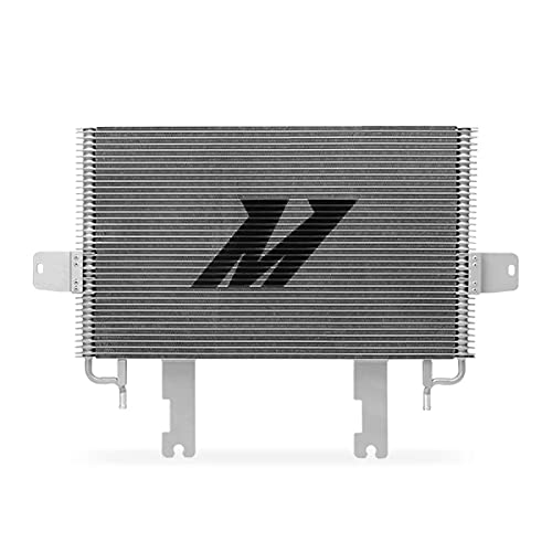 Mishimoto MMTC-F2D-99SL Transmission Cooler Compatible With Ford 7.3 Powerstroke 1999-2003 Silver