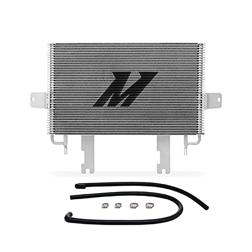 Mishimoto MMTC-F2D-99SL Transmission Cooler Compatible With Ford 7.3 Powerstroke 1999-2003 Silver