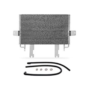 Mishimoto MMTC-F2D-99SL Transmission Cooler Compatible With Ford 7.3 Powerstroke 1999-2003 Silver