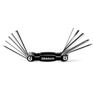 D'Addario Accessories Guitar/Bass Multi-Tool, by D'Addario (PW-GBMT-01)