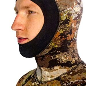 MAKO Spearguns Mens Spearfishing Wetsuit 3D Yamamoto Reef Camo 5mm 2 Piece (Large)