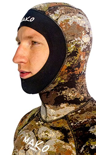 MAKO Spearguns Mens Spearfishing Wetsuit 3D Yamamoto Reef Camo 5mm 2 Piece (Large)