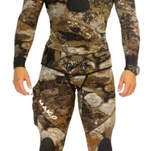 MAKO Spearguns Mens Spearfishing Wetsuit 3D Yamamoto Reef Camo 5mm 2 Piece (Large)