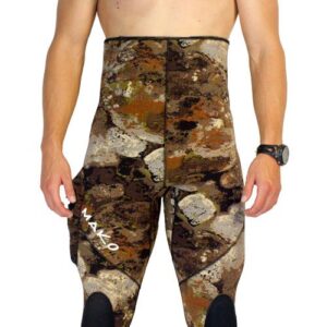 MAKO Spearguns Mens Spearfishing Wetsuit 3D Yamamoto Reef Camo 5mm 2 Piece (Large)