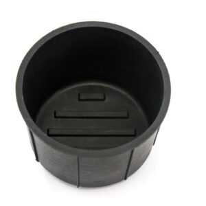 Red Hound Auto Rear Center Console Cup Holder Insert 2009-2014 Compatible with Ford F150 Rubber Right Side Liner