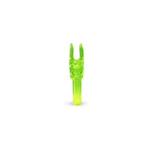 black eagle m micro-nock - flo green - 12 pack