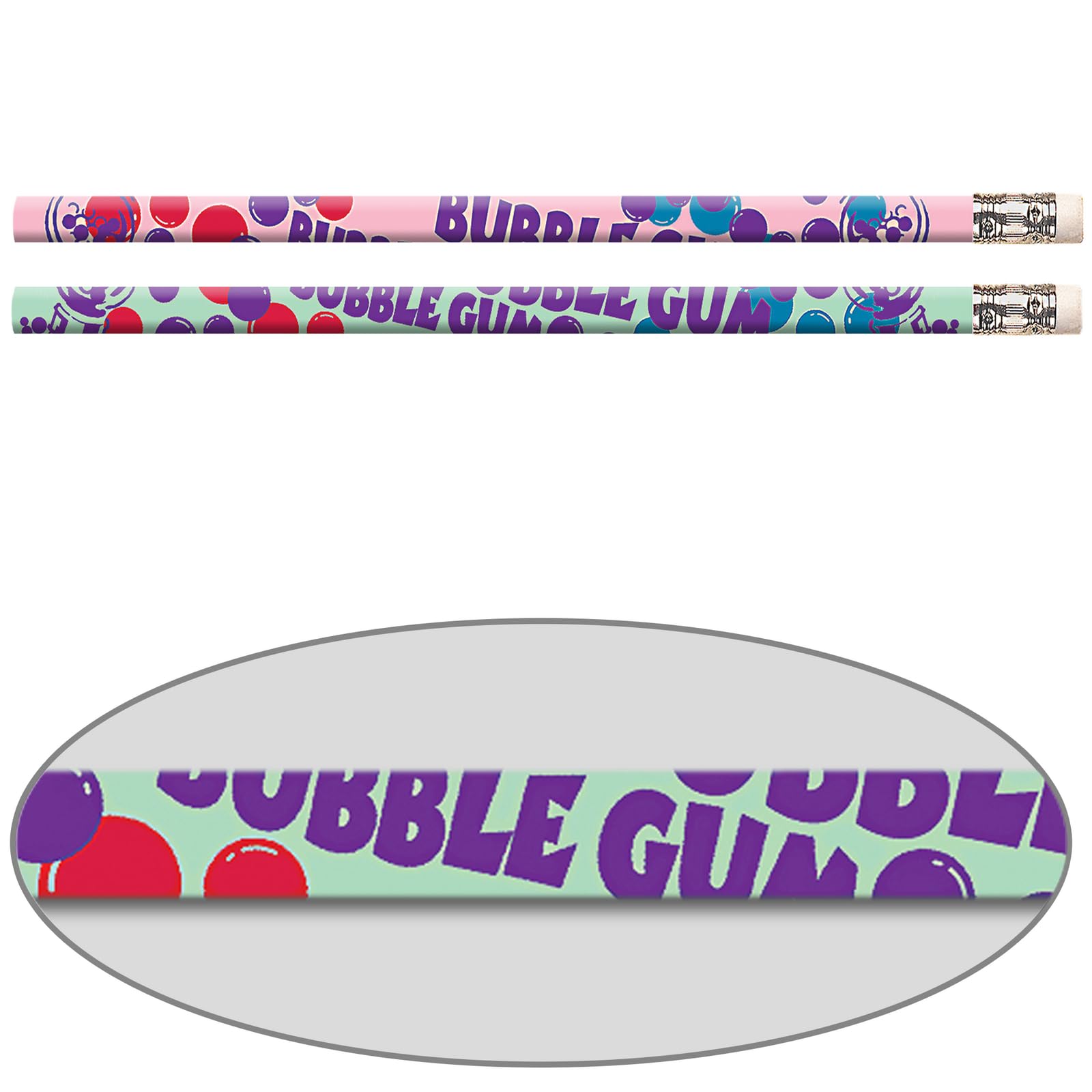 Really Good Stuff Bubble-Gum Scented Pencils - 12 pencils